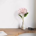 thumbnail image 5 of Goodw7 Artificial Hydrangea Silk Flower with Realistic Green Leaves and Layered Petals for Home Wedding Decor Floristry Bouquets, 5 of 7