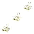 thumbnail image 3 of stanreset 1/2/3 20 Pieces Metal Paper Clip Anti-rust Unfading Solid Color Replacement Home Office File Examination Papers Clips Gold 25mm 3PCS, 3 of 6