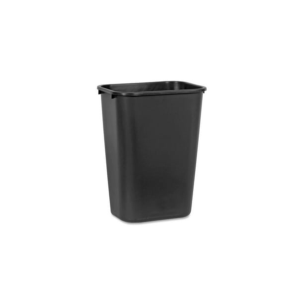 Cesto De Basura Mediano 26.6 Lts Rubbermaid Negro Rubbermaod FG295600BLA