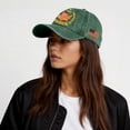 thumbnail image 7 of 250th USA Anniversary Denim Baseball Cap America's Commemorative Patriotic Hats Green One Size, 7 of 7