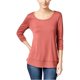 thumbnail image 2 of Blusa de gasa texturizada Style & Co. para mujer naranja XXL Pull-over, 2 of 2