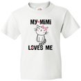 thumbnail image 3 of Inktastic Mimi Loves Me Grandchild Girls Youth T-Shirt, 3 of 5