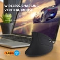 thumbnail image 2 of Ratón inalámbrico ergonómico vertical para juegos con receptor YWYT 2.4G (carga G857) Tmvgtek Componentes de Computadoras, 2 of 9
