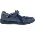 thumbnail image 2 of Drew Buttercup Womens Oxford 7.5 X-Wide Navy Fabric, 2 of 6