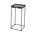 thumbnail image 2 of Accent Table with Smoked Glass Top, Set of 2, Black,Saltoro Sherpi, 2 of 5