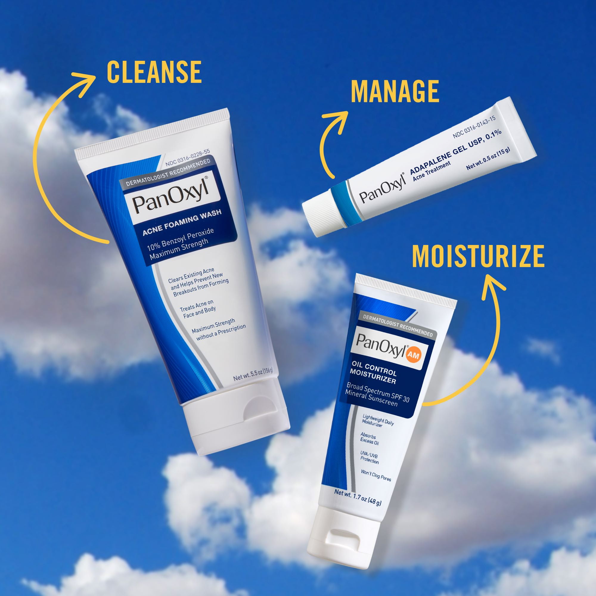 Panoxyl foaming acne sale wash