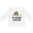 thumbnail image 3 of Inktastic Grammy Loves Me Grandchild Owl Girls Long Sleeve Toddler T-Shirt, 3 of 5