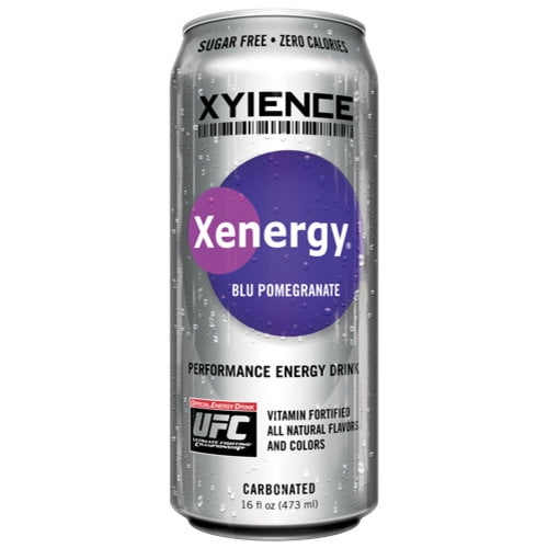 XYIENCE Xenergy Blu Pomegranate Energy Drink, 16 Fl. Oz.
