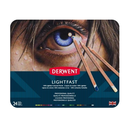 UPC: 5028252525848 | Derwent Lightfast Pencil Set  24-Color Tin Set