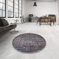 thumbnail image 4 of Ahgly Company Machine Washable Indoor Rectangle Industrial Modern Black Eel Black Area Rugs, 5' x 7', 4 of 7