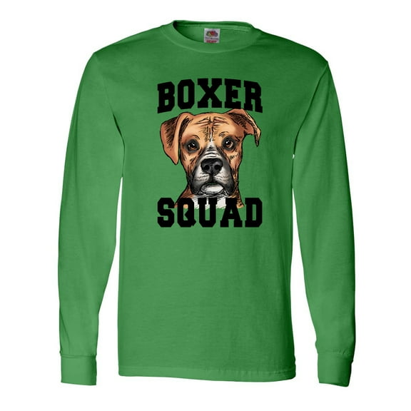Inktastic Dog Boxer Squad Long Sleeve T-Shirt