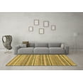 thumbnail image 3 of Ahgly Company Indoor Rectangle Abstract Brown Modern Area Rugs, 3' x 5', 3 of 4