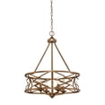 thumbnail image 2 of 2174-AS Millennium Lighting Lakewood - 4 Light Chandelier-26 Inches Tall and 21 Inches Wide-Antique Silver Finish    -Traditional Installation, 2 of 2