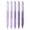 Purple, variant on RZDLIZJ Retractable Gel Pens,5 Pack Plastic Click Gel Pens,0.5mm Point Smooth Writing Pens,Multi Color Retractable Pens,For Office Home Business Daily Use,6.14×0.79 Inch