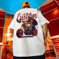 thumbnail image 2 of Camiseta con estampado gráfico de motocicleta de verano para hombre, camisetas de algodón de moda de hip hop, camisetas de manga corta de gran tamaño Y2K, 2 of 5