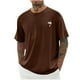 thumbnail image 5 of Camisas de Manga Larga para Hombres Imprimir Casual Cuello Redondo Blusa de Manga Corta, Camisas de Lino para Hombres, 5 of 7