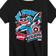 thumbnail image 3 of Marvel Captain America - Stickers - Toddler and Youth Short Sleeve Graphic T-shirt, 3 of 5