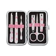 thumbnail image 3 of Éclat Manicure Pedicure Kit for Men & Women, 6Pcs Finger & Toe Nail Care Tools Includes Nail Clipper Cutter, Tweezer, File, Cuticle Pusher, Personal Care Professional Grooming Set With Travel Case, 3 of 6