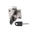 thumbnail image 2 of 15 x 21mm Dia Cylinder Head Square Plate Cupboard Security Drawer Lock w 2 Keys, 2 of 5