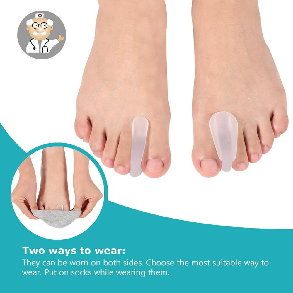 Knifun Silicone Gel Toe spacer Separator Straightener Bunion Health & Beauty,Silicone Gel Toe