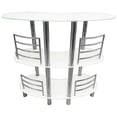 thumbnail image 1 of Barra de Bar de Cristal Templado Blanca Namaro Design OR-444688, 1 of 2