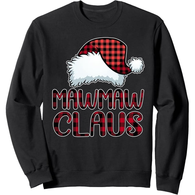 Mawmaw Claus - Sudadera divertida de Navidad para la familia a juego