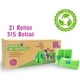 thumbnail image 2 of Bolsas BambooPet para Popó de Perro, 100% Biodegradables, Compostables, Paquete de 315 Pzas, 2 of 6