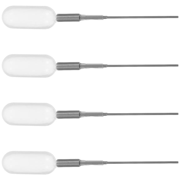 Zehuanyu 4pcs Plastic Pipettes Droppers for Essential Oil and Perfume Transfer Clear Precise Lab Liquid Dispensing Transfer Droppers