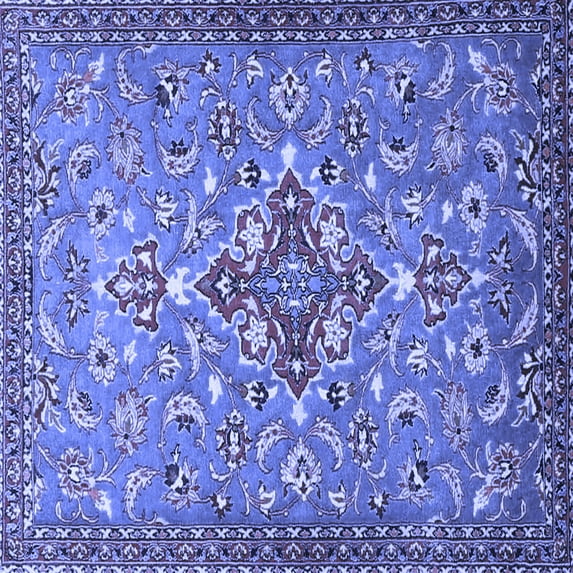 Ahgly Company Indoor Square Persian Blue Traditional Area Rugs, 8' Square