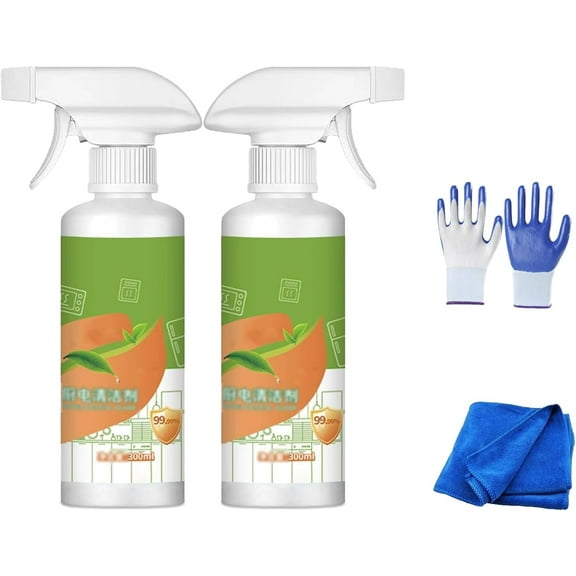 Fly Cleanse Natural Formula Appliances, Kitchen Appliance Cleaner, Multipurpose Home & Kitchen Cleaner Spray, For Hold,Oven,Stove,Range Hood (2Pcs)