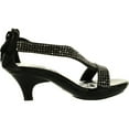 thumbnail image 2 of Fabulous Girls Lety-73K Fashion Rhinestone T-Strap Platform Dress Heel Sandals, 2 of 4