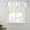 Blue, variant on Blue Striped Tie Up Valance Curtains for Windows, Kitchen Curtains Window Treatments, Geometric Minimalist Watercolor White Short Window Shades Valances for Bedroom Bathroom Cafe 54"x18"