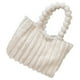 thumbnail image 4 of Here's a polished and professional product description based on the title you provided:\n\n \n\n**Large Capacity Fluffy Tote Bag for Women – Plush Fuzzy, 4 of 5
