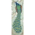thumbnail image 3 of Leal, Steve 11x24 Black Modern Framed Museum Art Print Titled - Peacock II, 3 of 5