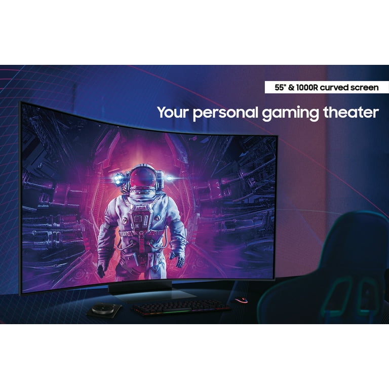 55 Odyssey Ark 2nd Gen. 4K UHD 165Hz 1ms(GtG) Quantum Mini-LED Curved  Gaming Screen
