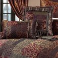 9Piece Floral Jacquard Patchwork Comforter Set for Bedroom, Home, Dorm