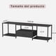 thumbnail image 4 of Mueble para TV Estilo Industrial Negro de 1.6 m, Ideal para Sala y Dormitorio, 4 of 8