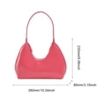 thumbnail image 4 of Bolso Media para Mujer Mano Informal Charol Shopper Niña () Rosa, 4 of 4