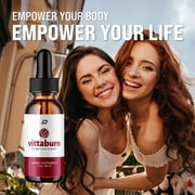 Vittaburn Drops Healthy Formula – Vitta burn Drops All Natural Healthy Levels, Extra Strength, Vittaburn Reviews, 2 Pack, 2 Month Supply