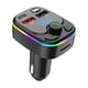 thumbnail image 4 of Reproductor de MP3 Bluetooth para coche, reproducción de tarjetas de llamada manos libres, transmisor FM para coche con cargador para coche, 4 of 6