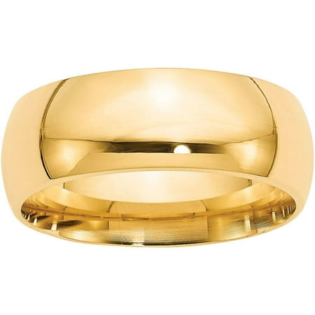 Ring Guards Yellow Jewelry - 14k 8mm Comfort-Fit Band