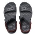 thumbnail image 4 of Kids Adventure Sandal Solid Charcoal/Red, 4 of 6