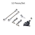 thumbnail image 2 of QualitChoice 1/28 Remote Control Car 28T Servo Mount Arm Linkage Link Rod Repairing Silver 1Set, 2 of 6