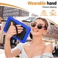 thumbnail image 3 of Case for Samsung Galaxy Tab A9 2023 8.7 inch, 360 Rotating Stand Handle Shoulder Strap Heavy Duty Shockproof Cover, Blue, 3 of 7