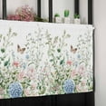 thumbnail image 6 of Spring Floral Valances for Windows Farmhouse Kitchen Curtains Valances Rod Pocket Valance Curtains for Kitchen Windows Pastoral Flower Summer Botanical Watercolor Window Valances for Bathroom 60"x18", 6 of 6