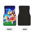 thumbnail image 2 of Lsque Mario Print 4-Piece Floor Mats, Heavy-Duty Rubber Liners, Anti-Slip Design, All-Season Automotive Protection, Vehicles, Cars, Trucks, and SUVs, 2 of 7