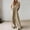 *Beige, variant on ClodeEU Women's V Neck Sleeveless Wide Leg Jumpsuit,Casual Loose Romper with Pockets Beige,Women's Plus L