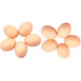 thumbnail image 1 of Juego de 10 huevos de plástico falsos, huevos de nido, huevos de gallina falsos, huevos para ayudar a las gallinas a poner huevos artificiales, 1 of 4