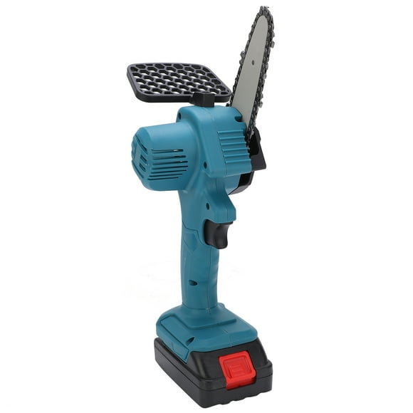 Mini Chainsaw Cordless, 4-Inch Portable Battery Powered Chain Saws, One-Hand Operated Electric Small Chainsaw With 2 Batteries And For Tree Trimming And Branch Wood Cutting