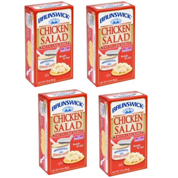 CGT Brunswick Chicken Salad with Crackers Ready to Eat PreMixed Comes